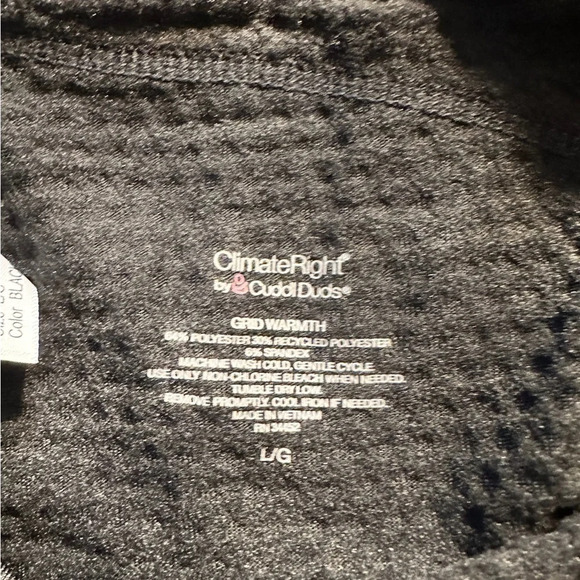 NIB Climate Right by Cuddl Duds Base Layer Grid Warmth Leggings for Women - Picture 6 of 7